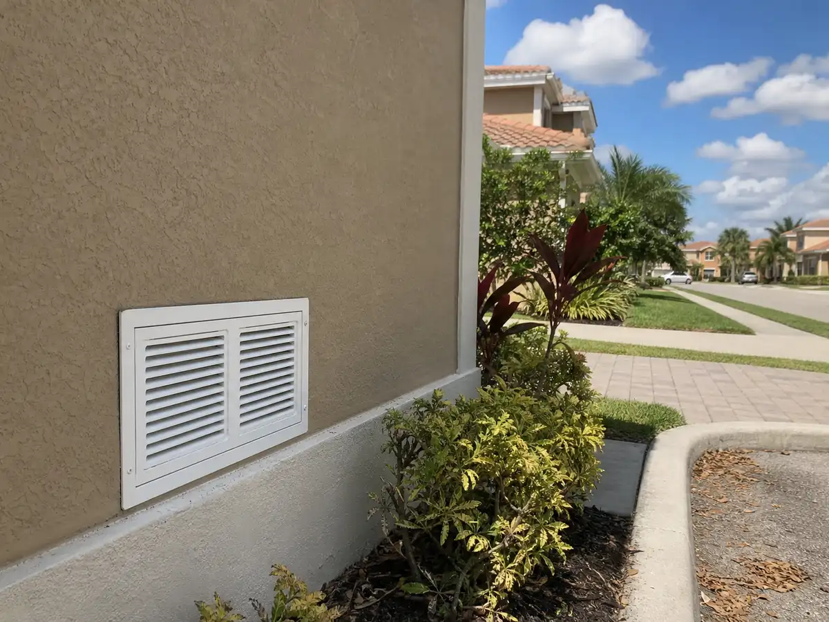Freshly cleaned vent back in place — completed job in Bonita Springs, FL